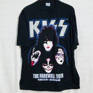 KISS "THE FAREWELL TOUR 1973-2000" LEGENDS NEVER DIE AUTHENTIC CONCERT T-SHIRT